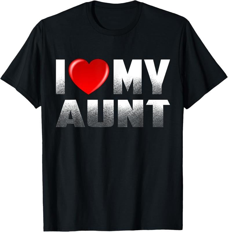 100% Cotton Aunt Gifts from Niece Nephew I Love My Aunt Mothers Day T-Shirt Hoodie, Sweatshirt | HypeCrazeTee.com