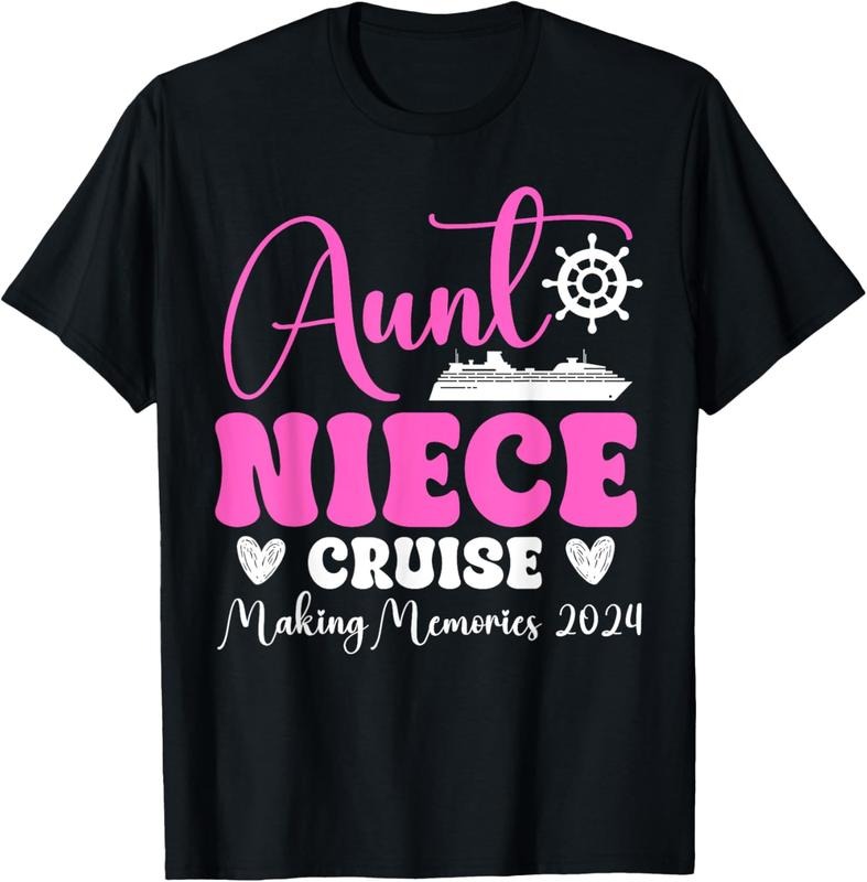 100% Cotton Aunt Niece Cruise Making Memores 2024 Summer Vacation Day T-Shirt Hoodie, Sweatshirt | HypeCrazeTee.com