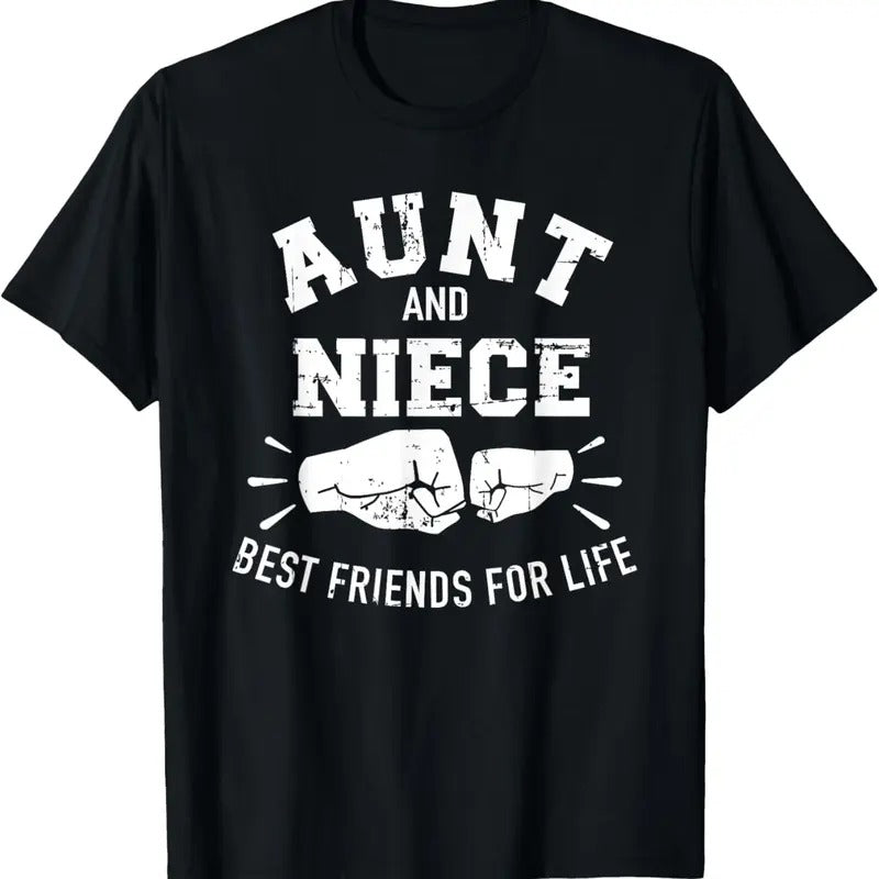 100% Cotton Aunt and niece friends for life T-Shirt Hoodie, Sweatshirt | HypeCrazeTee.com