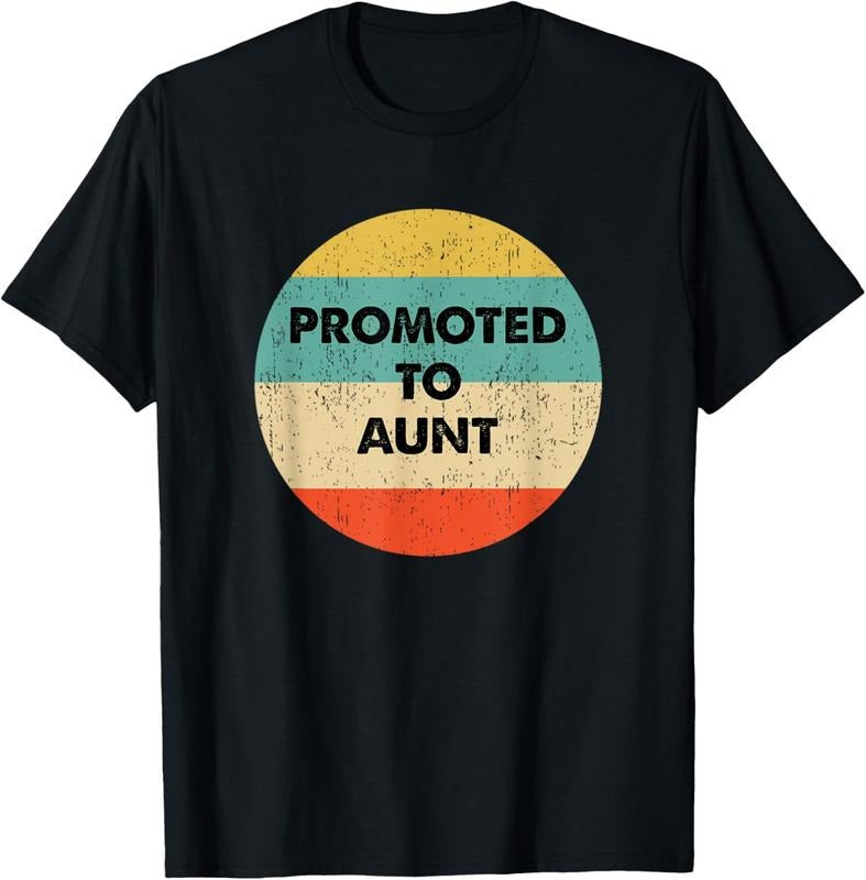 100% Cotton Aunt to Be: Promoted to Aunt T-Shirt Hoodie, Sweatshirt | HypeCrazeTee.com