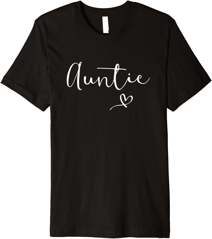 [100% Cotton]Auntie Women Aunt Christmas Mother's Day Birthday Nephew Premium T-Shirt Hoodie, Sweatshirt | HypeCrazeTee.com