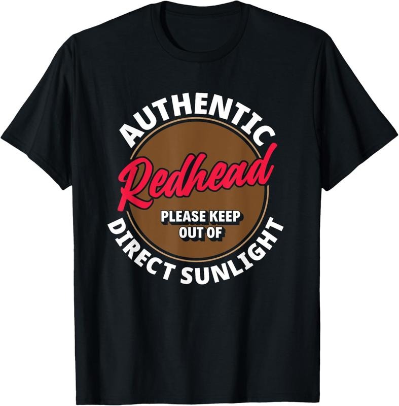 100% Cotton Authentic Redhead Keep Out Of Sunlight - Funny Ginger T-Shirt Hoodie, Sweatshirt | HypeCrazeTee.com