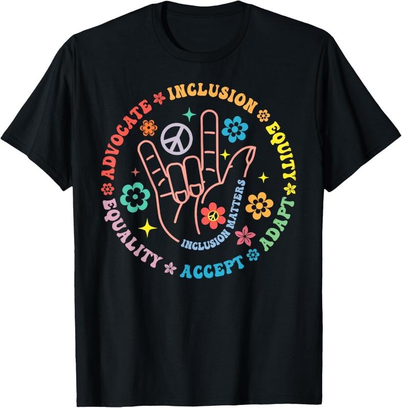100% Cotton Autism Awareness Inclusion Matters Teacher Inspirational T-Shirt Hoodie, Sweatshirt | HypeCrazeTee.com