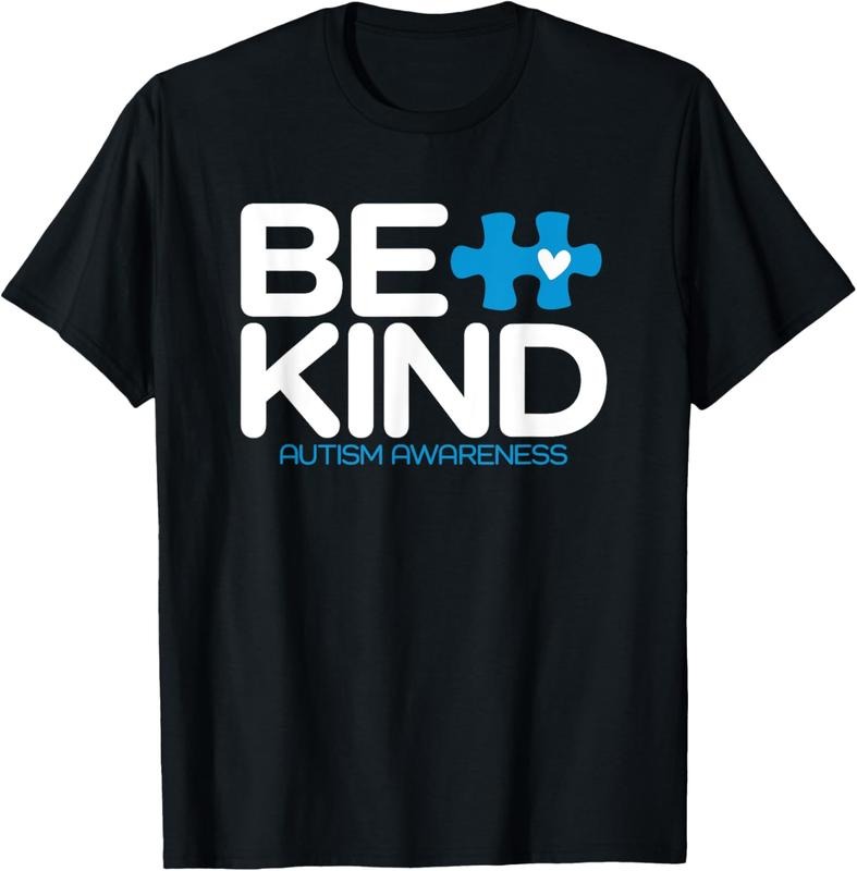 100% Cotton Autism Be Kind Shirt Women Men  Be Kind Autism Awareness T-Shirt Hoodie, Sweatshirt | HypeCrazeTee.com