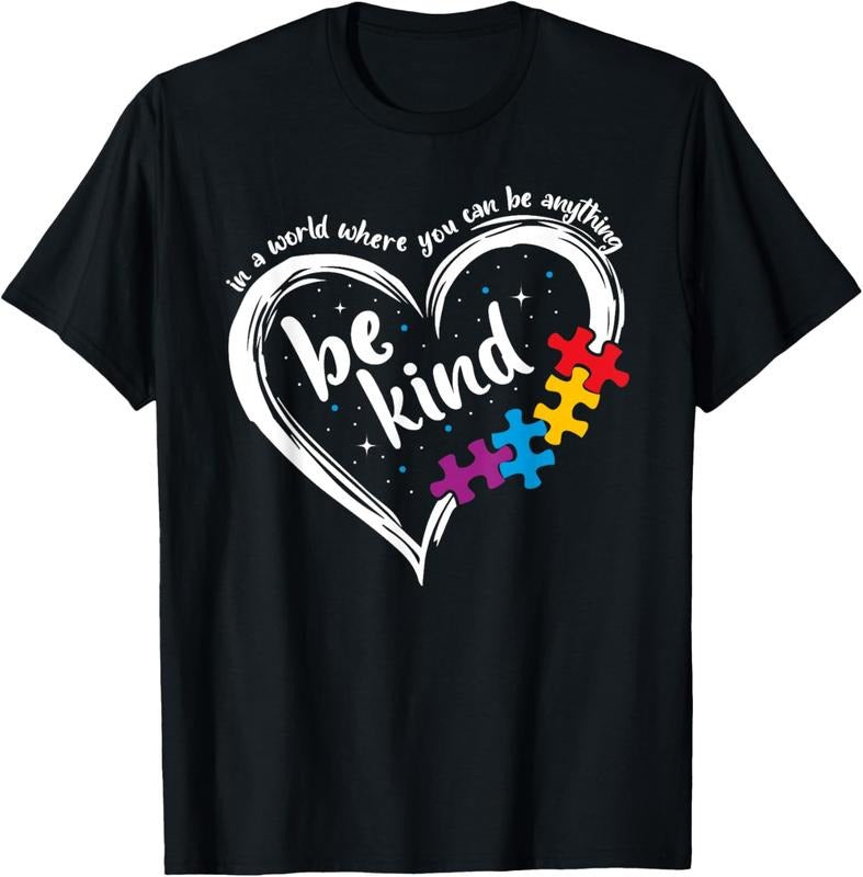 100% Cotton Autism Be Kind Women Blue Be Kind Autism Awareness T-Shirt Hoodie, Sweatshirt | HypeCrazeTee.com