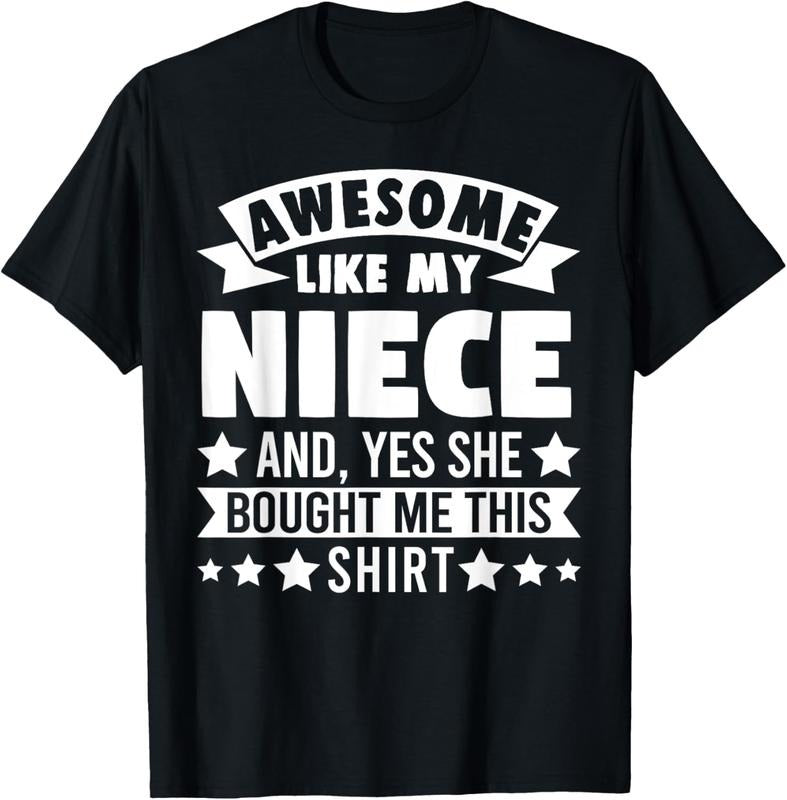 100% Cotton Awesome like my Niece Uncle Aunt T-Shirt Hoodie, Sweatshirt | HypeCrazeTee.com