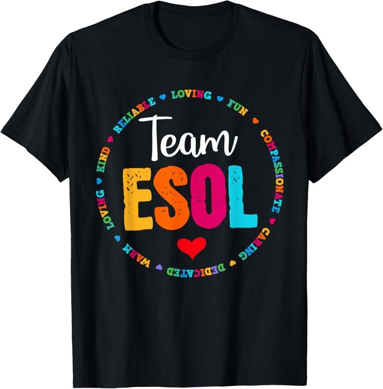 100% Cotton Back to school Teachers Crew Students - Team ESOL Teacher T-Shirt Hoodie, Sweatshirt | HypeCrazeTee.com