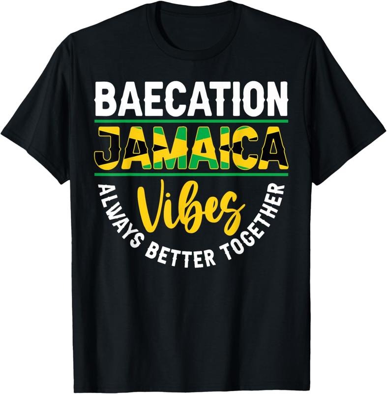 100% Cotton Baecation Jamaica Vibes Matching Couple Vacation Trip T-Shirt Hoodie, Sweatshirt | HypeCrazeTee.com