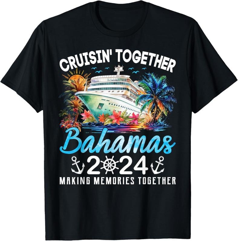 100% Cotton Bahamas Cruise 2024 Family Vacation Cruisin Together Bahamas T-Shirt Hoodie, Sweatshirt | HypeCrazeTee.com