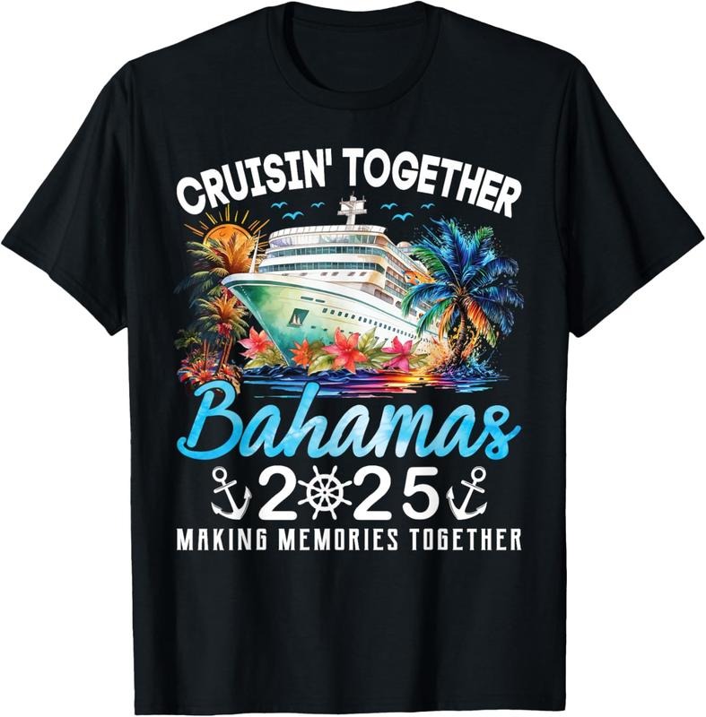 100% Cotton Bahamas Cruise 2025 Family Matching Cruise Bahamas Vacation T-Shirt Hoodie, Sweatshirt | HypeCrazeTee.com