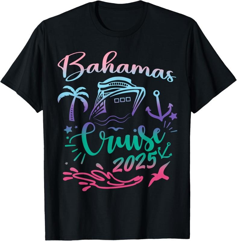 100% Cotton Bahamas Cruise 2025 Family Vacation Trip Matching T-Shirt Hoodie, Sweatshirt | HypeCrazeTee.com