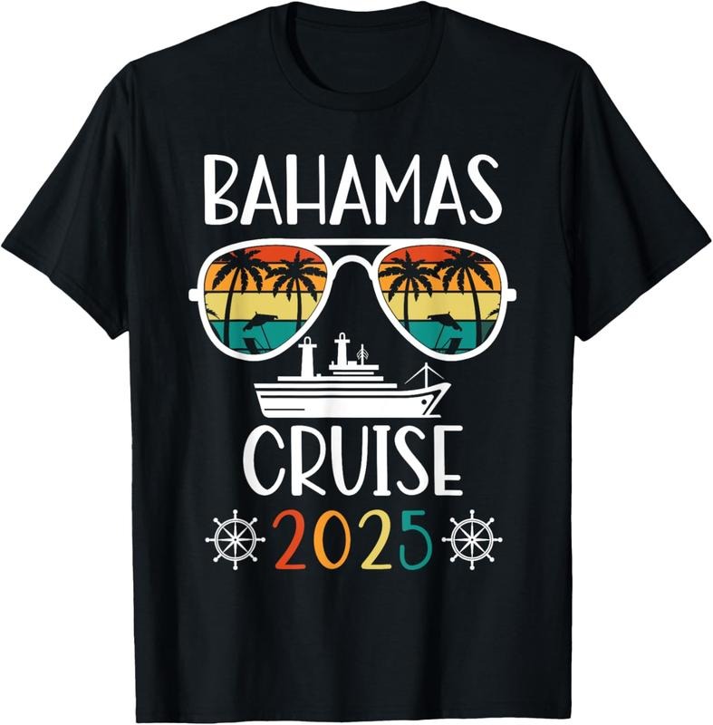 100% Cotton Bahamas Cruise 2025 Vacation Trip Matching Family Group T-Shirt Hoodie, Sweatshirt | HypeCrazeTee.com