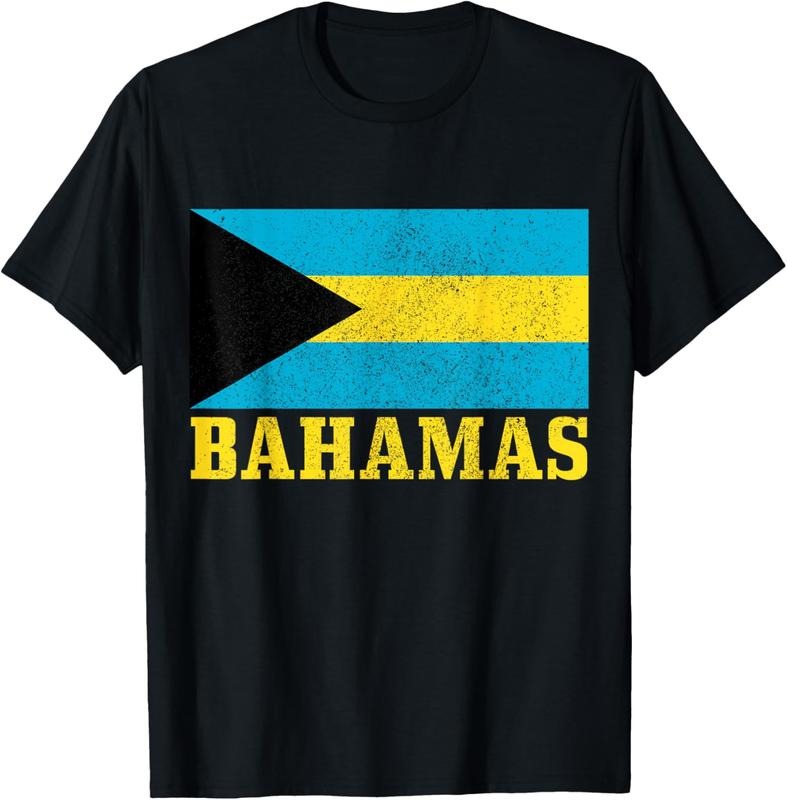 100% Cotton Bahamas Flag Vintage Caribbean Souvenir T-Shirt Hoodie, Sweatshirt | HypeCrazeTee.com