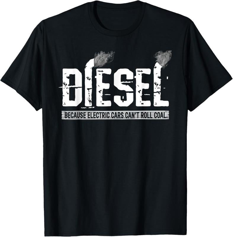 100% Cotton Because Electric Cars Can't Roll Coal Truck T-Shirt Hoodie, Sweatshirt | HypeCrazeTee.com