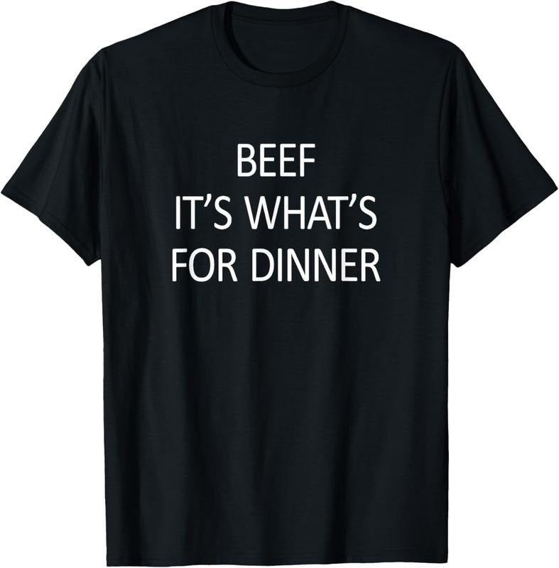 100% Cotton Beef - It's What's For Dinner - T-Shirt Hoodie, Sweatshirt | HypeCrazeTee.com