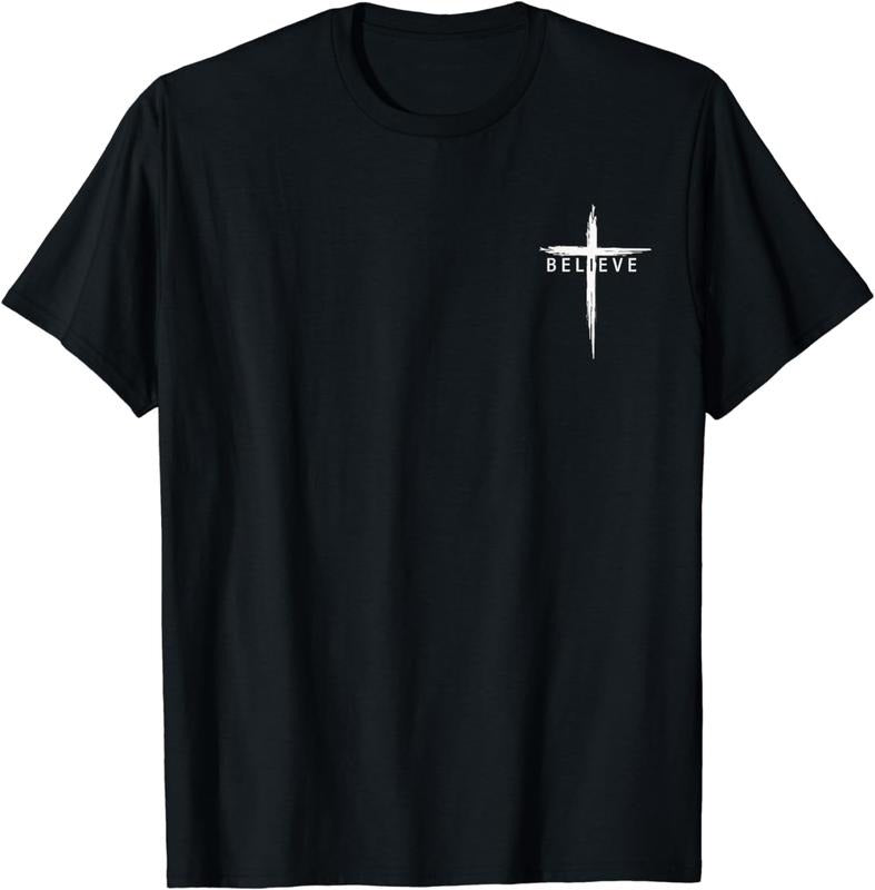[100% Cotton]Believe Christian Cross Jesus Christ Christians Men Women T-Shirt Hoodie, Sweatshirt | HypeCrazeTee.com