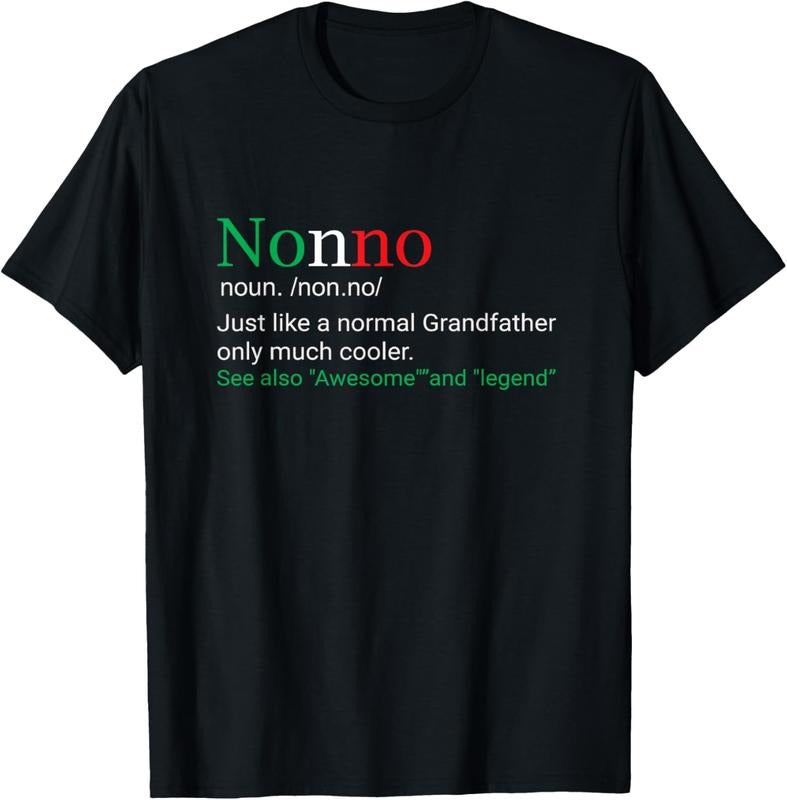 100% Cotton Best Funny Nonno Italian Grandfather Definition Gift T-Shirt T-Shirt Hoodie, Sweatshirt | HypeCrazeTee.com