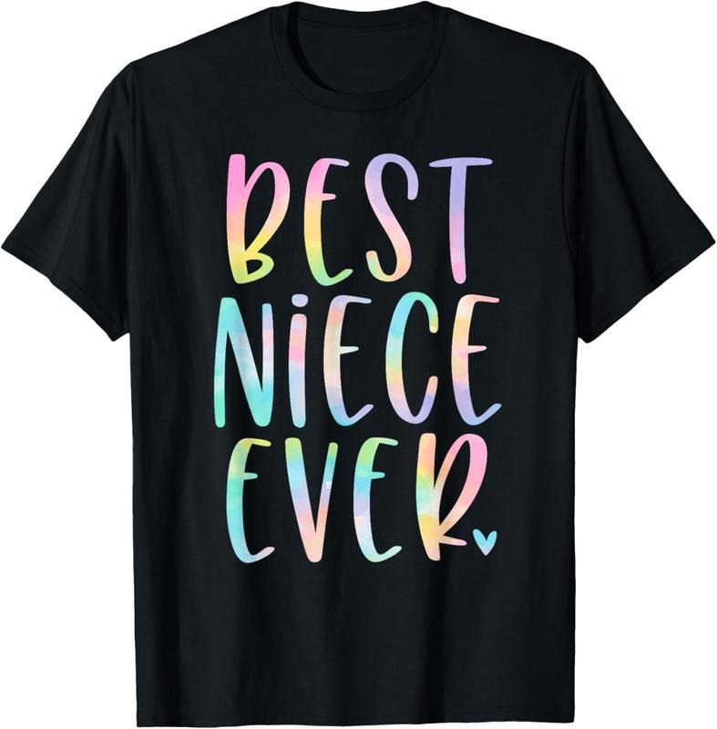 100% Cotton Best Niece Ever Gifts From Aunt Tie Dye T-Shirt Hoodie, Sweatshirt | HypeCrazeTee.com