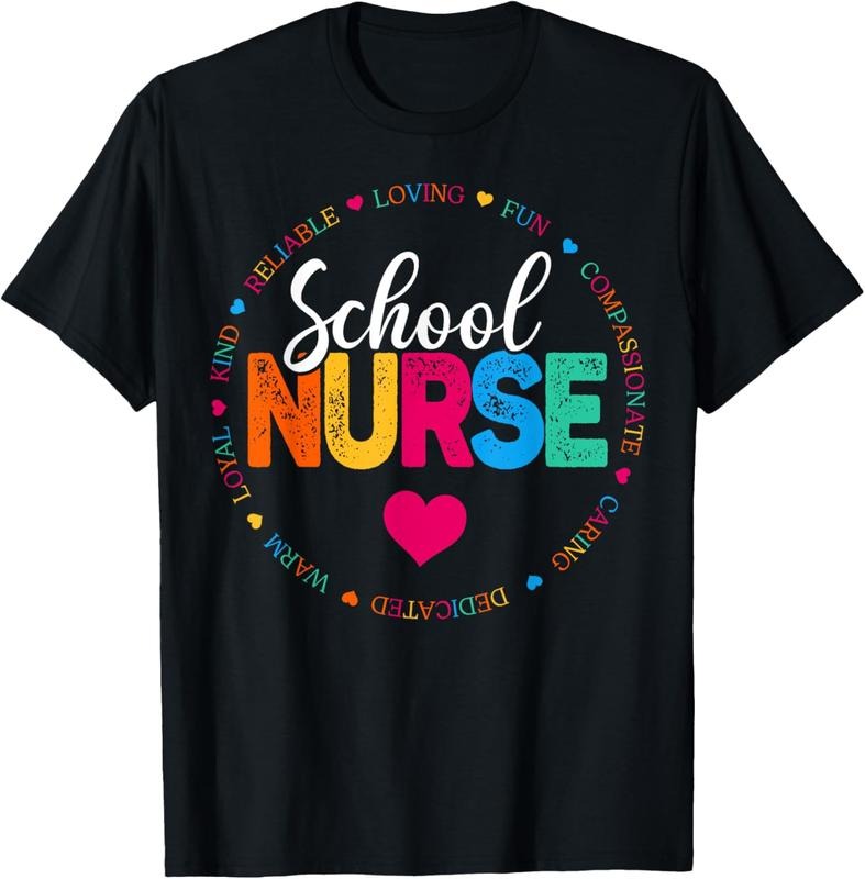 100% Cotton Best School Nurse Ever Appreciation Gift Nursing School T-Shirt Hoodie, Sweatshirt | HypeCrazeTee.com