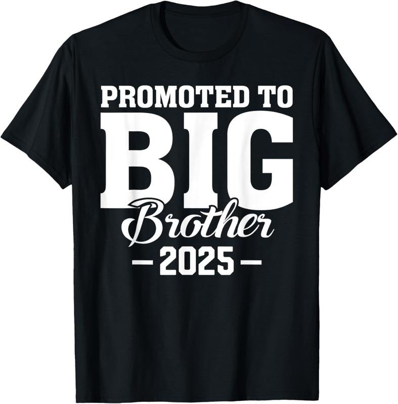 100% Cotton Big Brother 2025 Shirt Finally Promoted To Big Brother 2025 T-Shirt Hoodie, Sweatshirt | HypeCrazeTee.com