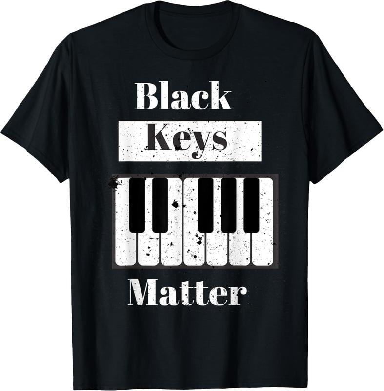 100% Cotton Black keys matter, This not just a piano gift Design T-Shirt Hoodie, Sweatshirt | HypeCrazeTee.com