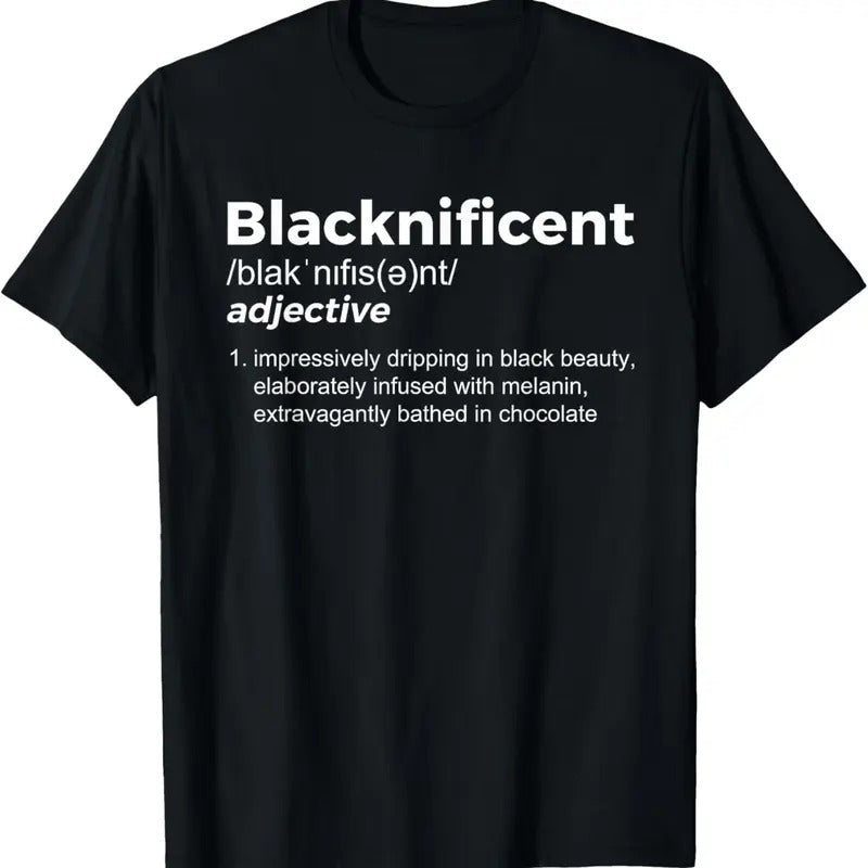 100% Cotton Blacknificent - Black History & African Roots Afro T-Shirt Hoodie, Sweatshirt | HypeCrazeTee.com