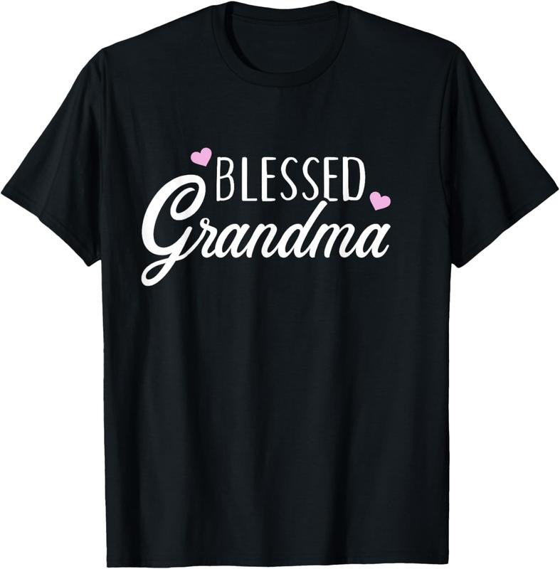 100% Cotton Blessed Grandma T-Shirt Hoodie, Sweatshirt | HypeCrazeTee.com