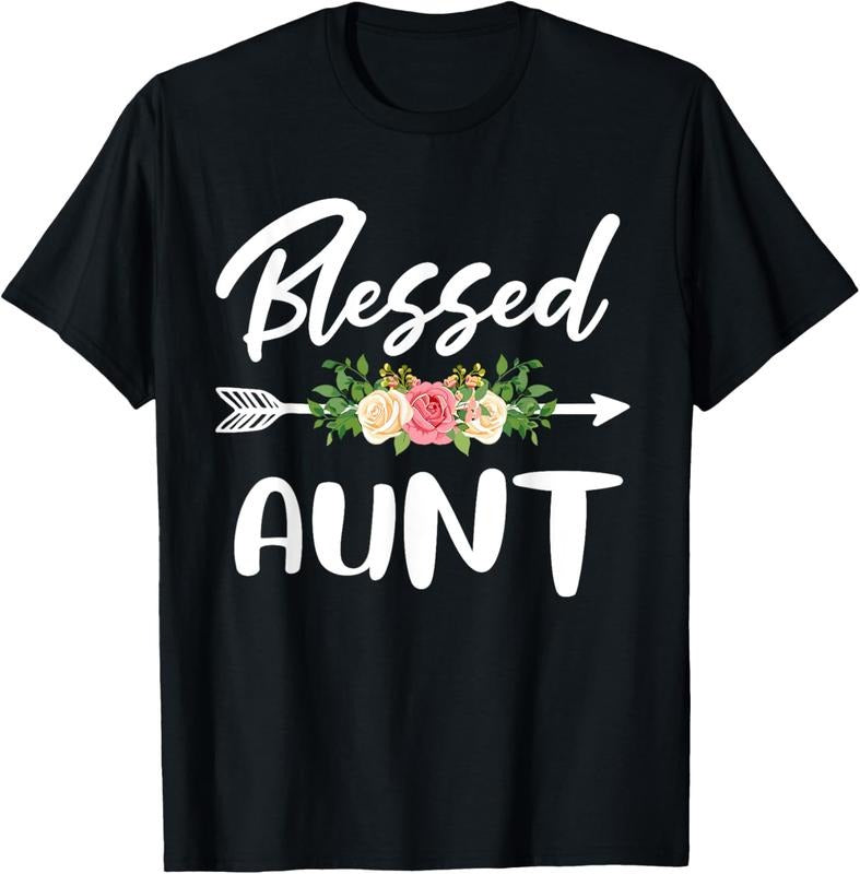 100% Cotton Blessed to be called Aunt Floral Arrow Design Mothers Day T-Shirt Hoodie, Sweatshirt | HypeCrazeTee.com