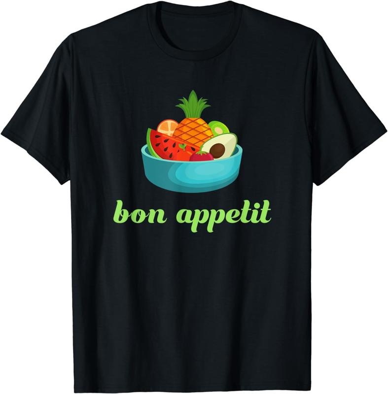 [100% Cotton]Bon Appetit Fruit T-Shirt Men Women Youth Hoodie, Sweatshirt | HypeCrazeTee.com