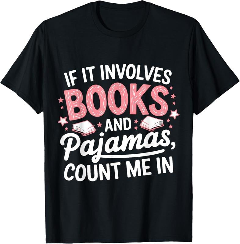 100% Cotton Book & Pajamas Humorous Book Lover Funny Reading Bedtime T-Shirt Hoodie, Sweatshirt | HypeCrazeTee.com