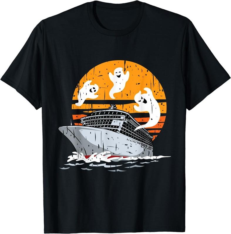 [100% Cotton]Boos Cruise Halloween T Shirt Hoodie, Sweatshirt | HypeCrazeTee.com