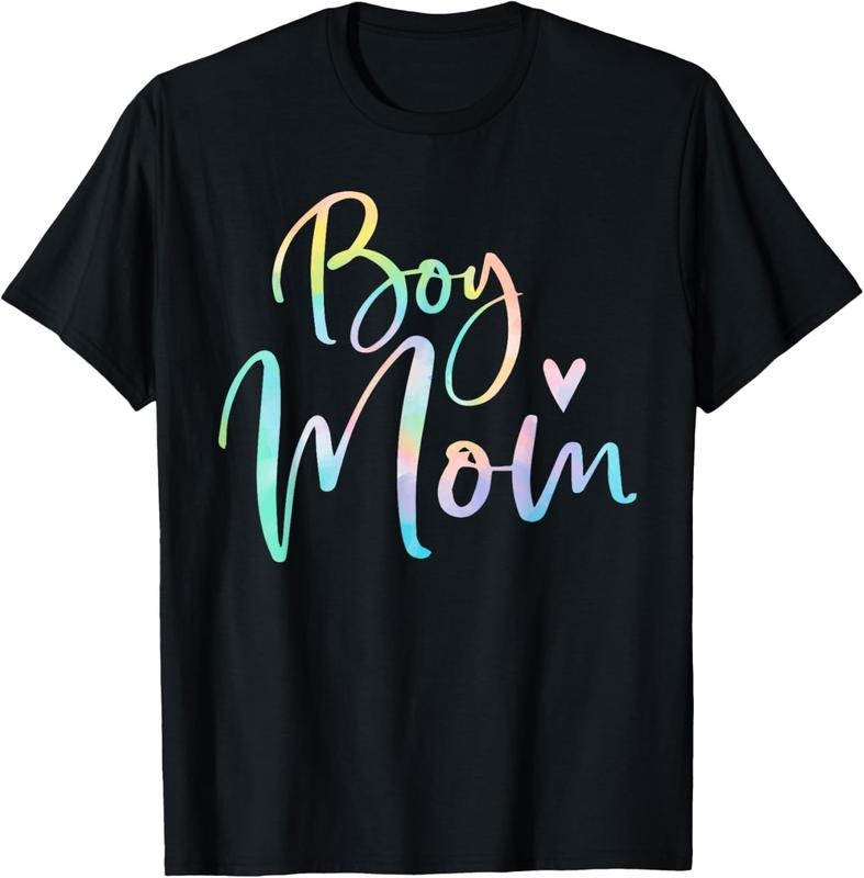 100% Cotton Boy Mom Gifts For Mother Mama Of Boys Tie Dye T-Shirt Hoodie, Sweatshirt | HypeCrazeTee.com