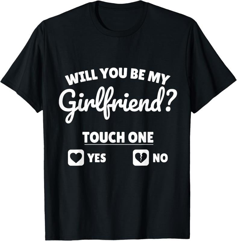 100% Cotton Boyfriend Ask her Will You Be My Girlfriend Valentine's Day T-Shirt Hoodie, Sweatshirt | HypeCrazeTee.com