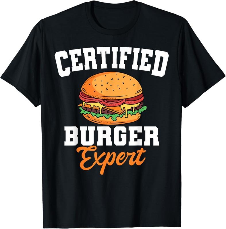 100% Cotton Burger Expert Fast Food Hamburger French Fries T-Shirt Hoodie, Sweatshirt | HypeCrazeTee.com