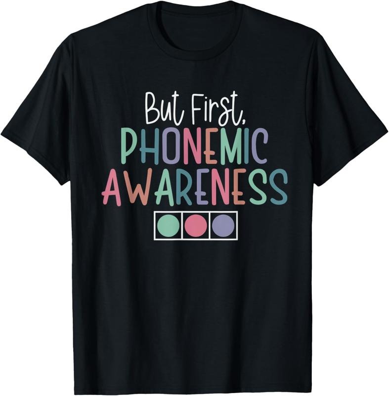 100% Cotton But First Phonemic Awareness Reading Teacher Interventionist T-Shirt Hoodie, Sweatshirt | HypeCrazeTee.com
