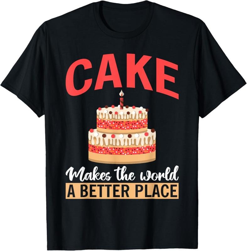 100% Cotton Cake makes the world a better place Snack Baking Cake T-Shirt Hoodie, Sweatshirt | HypeCrazeTee.com