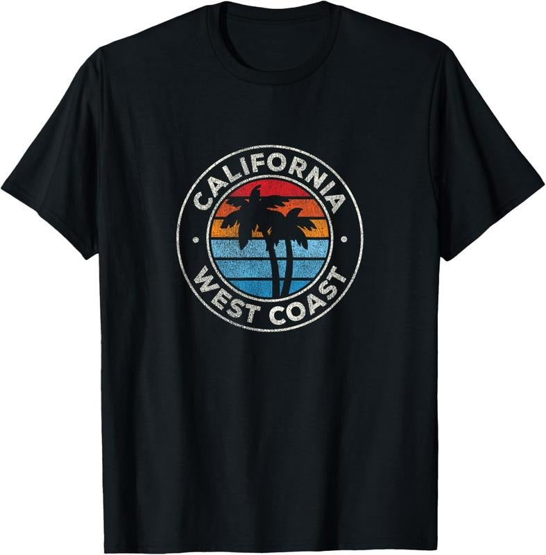 100% Cotton California CA Vintage Graphic Retro 70s T-Shirt Hoodie, Sweatshirt | HypeCrazeTee.com