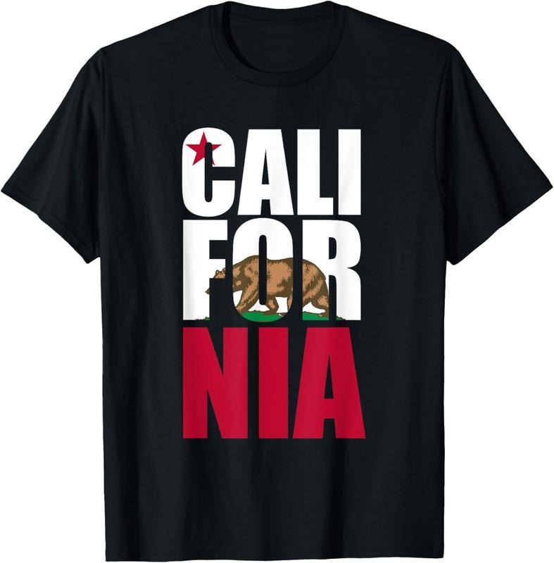 100% Cotton California Republic Bear T-Shirt Hoodie, Sweatshirt | HypeCrazeTee.com