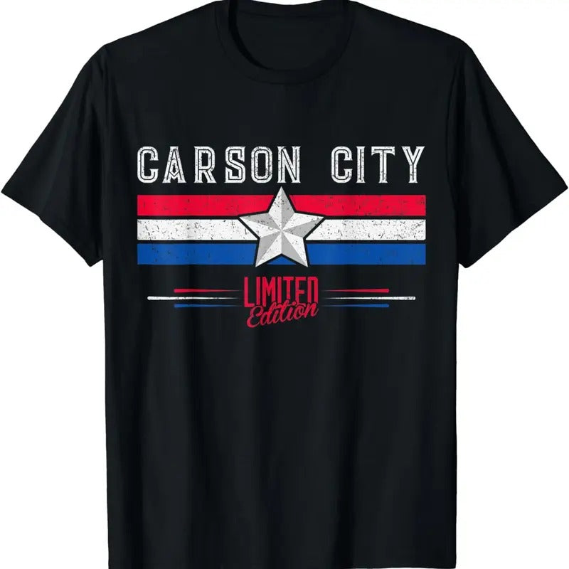 [100% Cotton]Carson City T-Shirt Retro Vintage Shirt Gift Women Men Kids T-Shirt Hoodie, Sweatshirt | HypeCrazeTee.com