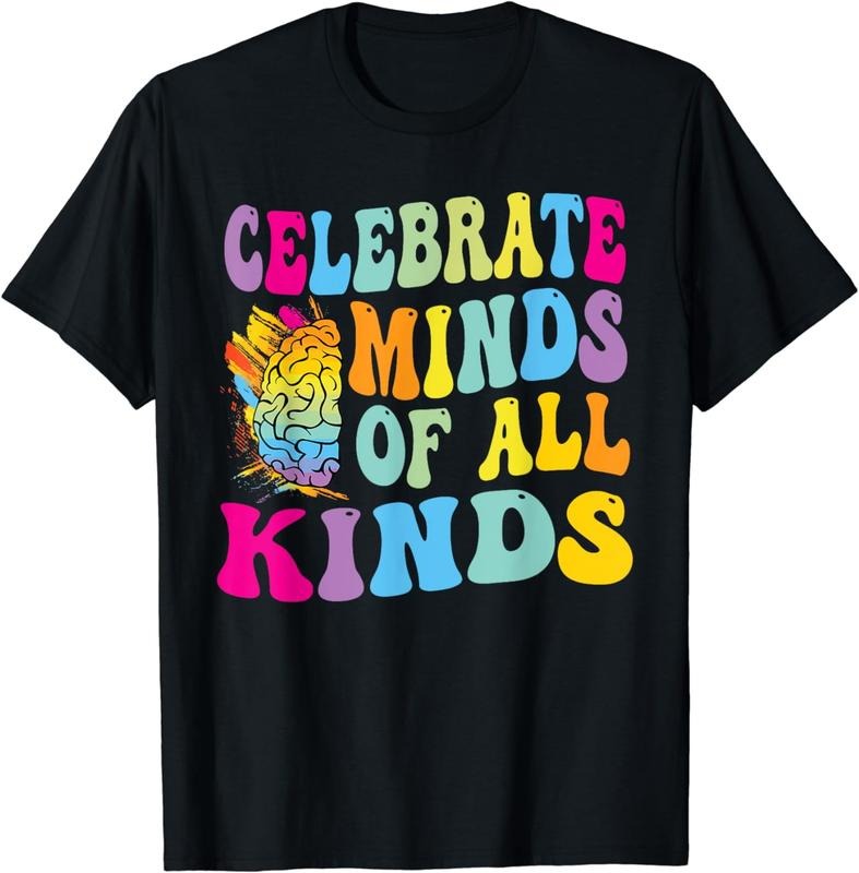[100% Cotton]Celebrate Minds Of All Kinds T-Shirt Hoodie, Sweatshirt | HypeCrazeTee.com