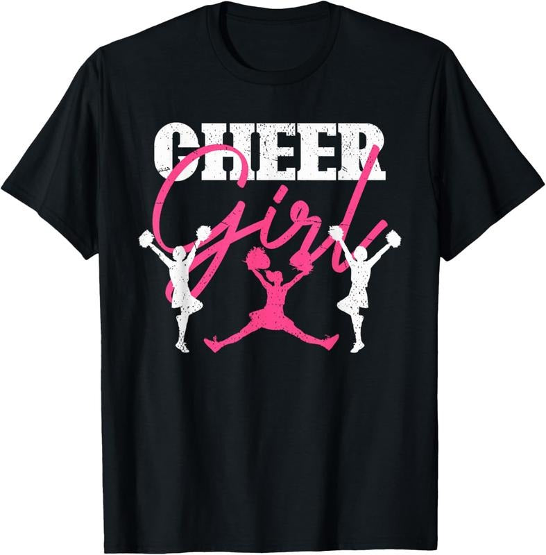 100% Cotton Cheer Team Cheerleading Cheering Women Girls Cheerleader T-Shirt Hoodie, Sweatshirt | HypeCrazeTee.com