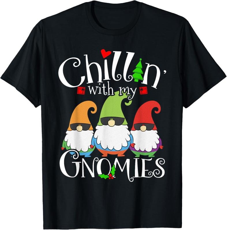 100% Cotton Chillin My Gnomies Gnomes Wearing Glasses T-Shirts, Hoodie, Sweatshirt