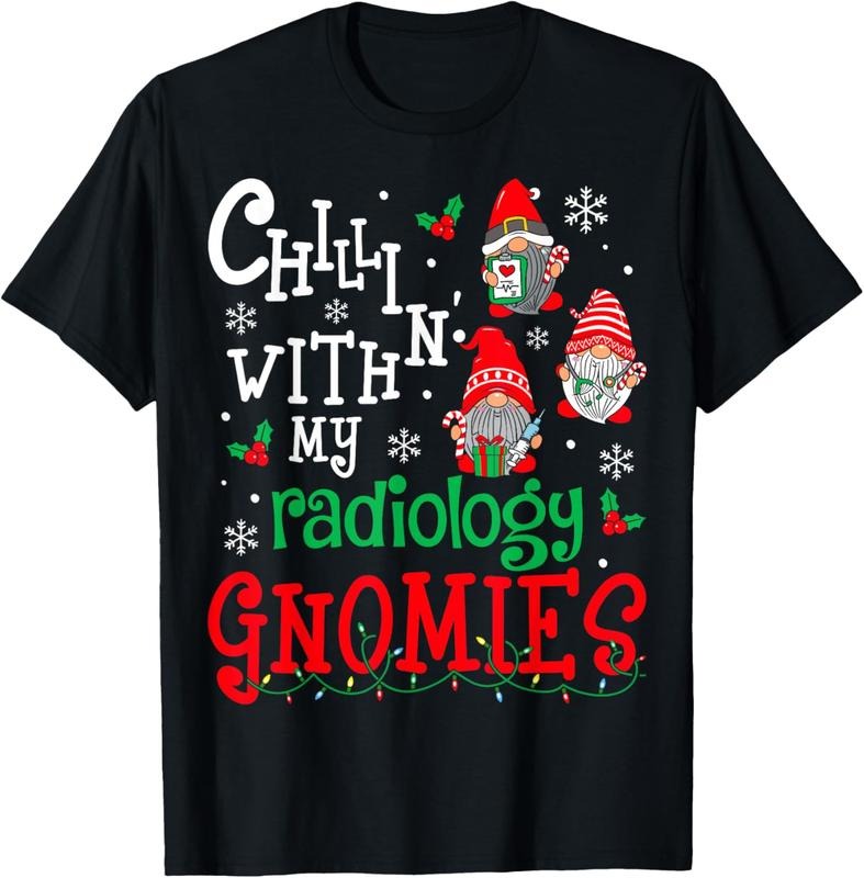 100% Cotton Chillin With My Radiology Nurse Gnomies Gnomes Christmas T-Shirt Hoodie, Sweatshirt | HypeCrazeTee.com