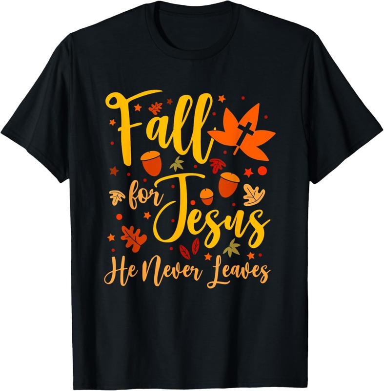 100% Cotton Christian Sayings Gifts Halloween Fall For Jesus Religious T-Shirt Hoodie, Sweatshirt | HypeCrazeTee.com