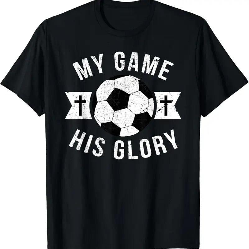 100% Cotton Christian Soccer Gifts Teen Boys Girls Sayings Phrases Cross T-Shirt Hoodie, Sweatshirt | HypeCrazeTee.com