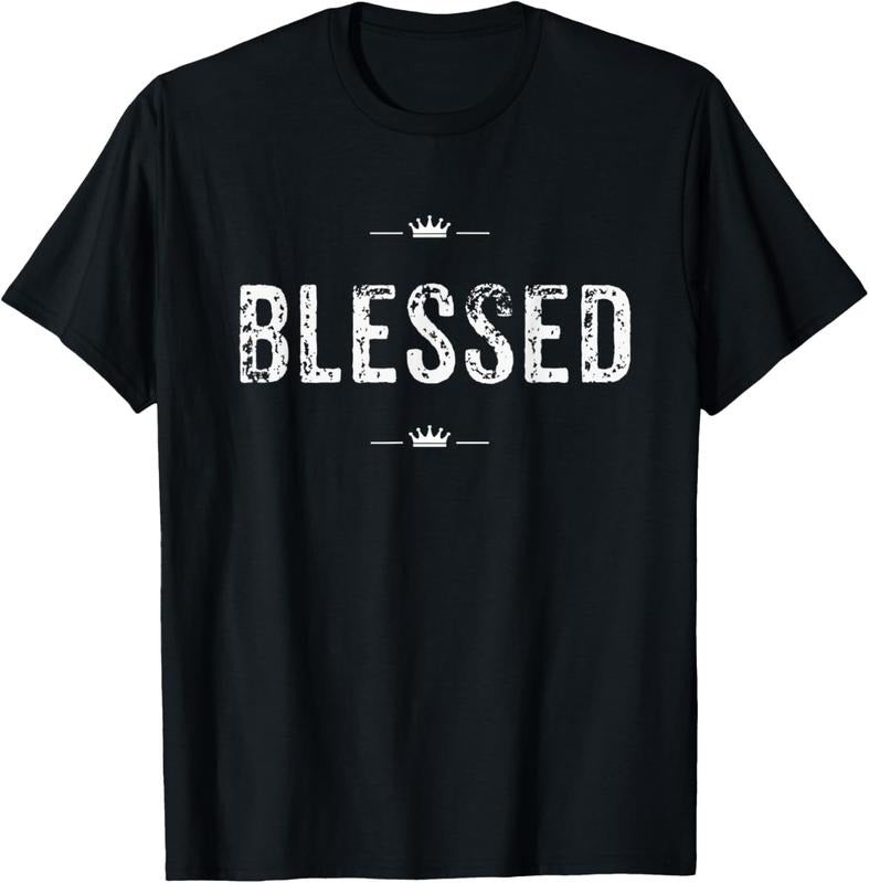 100% Cotton Christian T Shirt Blessed Faith and Inspirational T-Shirt Hoodie, Sweatshirt | HypeCrazeTee.com