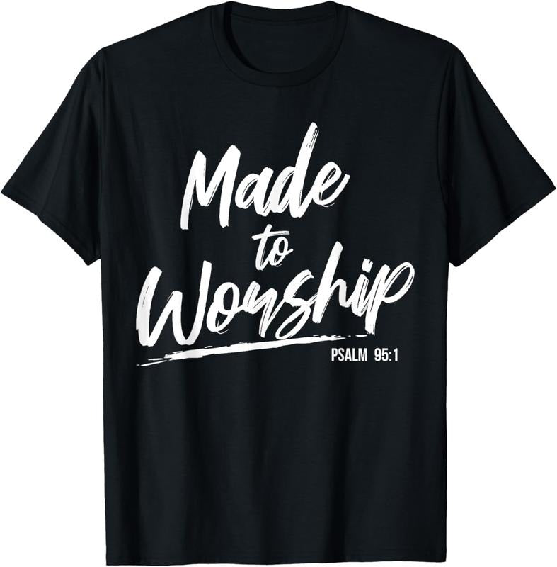 100% Cotton Christian Worship Leader Faith & Praise Psalm Verse Gift T-Shirt Hoodie, Sweatshirt | HypeCrazeTee.com