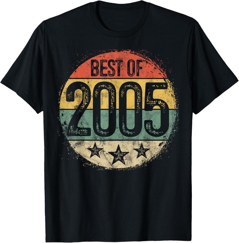 100% Cotton Circular Vintage Best of 2005 19 Year Old Gift 19th Birthday T-Shirt Hoodie, Sweatshirt | HypeCrazeTee.com