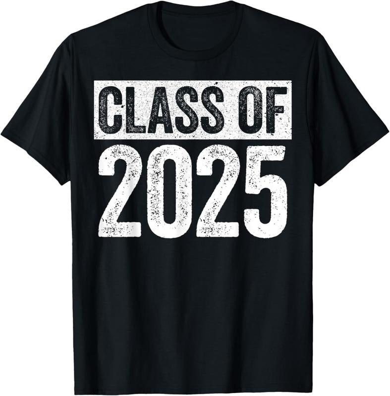 100% Cotton Class Of 2025 T-Shirt Senior 2025 Graduation Shirt T-Shirt Hoodie, Sweatshirt | HypeCrazeTee.com