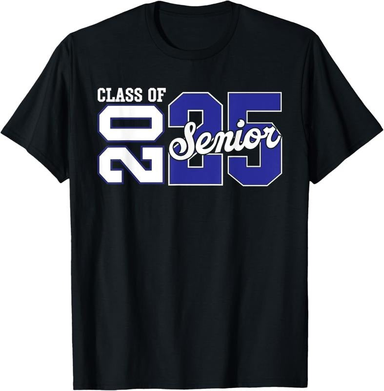 100% Cotton Class of 2025 Senior 2025 Back To School 2025 Graduation 25 T-Shirt Hoodie, Sweatshirt | HypeCrazeTee.com